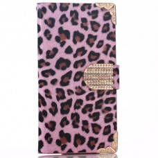 Samsung Galaxy S5 - PU Leather Flip Stand Protective Cover Case Wallet with Diamond Buckle